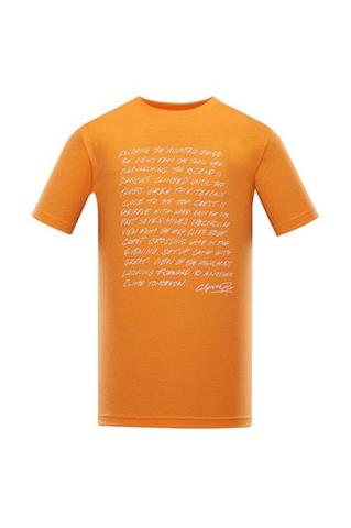 Pomarańczowy t-shirt męski 58409 - 302611