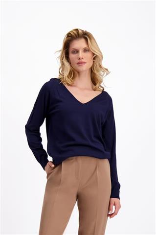 Granatowy sweter damski 84823 - 303361