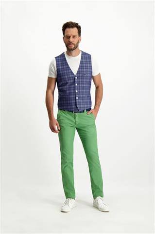 Zielone modne spodnie męskie Chinos PBT 60139 - 320791