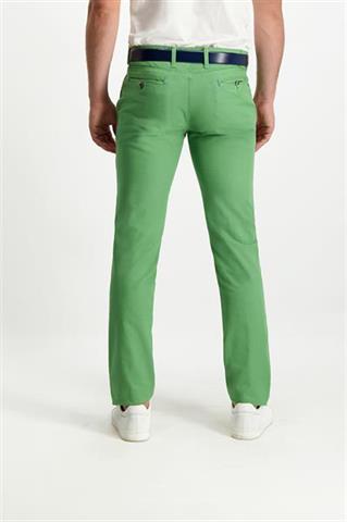 Zielone modne spodnie męskie Chinos PBT 60139 - 320811