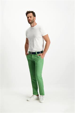 Zielone modne spodnie męskie Chinos PBT 60139 - 320851