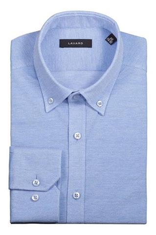 Błękitna koszula męska Button Down 93240 - 331811