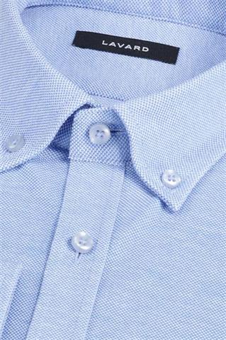 Błękitna koszula męska Button Down 93240 - 331821