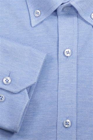 Błękitna koszula męska Button Down 93240 - 331831