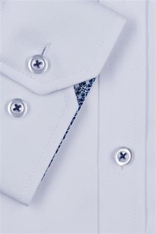 Elegancka biała koszula męska slim fit 93005 - 34441