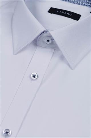 Elegancka biała koszula męska slim fit 93005 - 34451