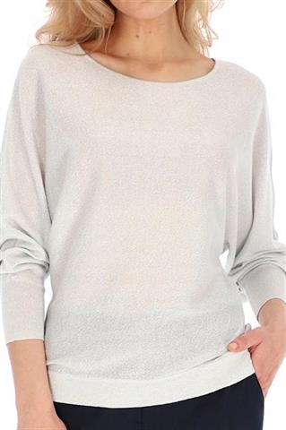 Sweter damski ze srebrną nitką 58600 - 350811
