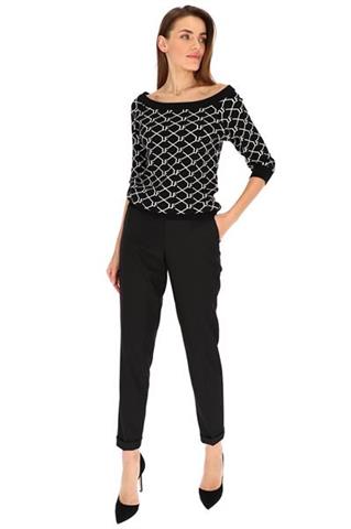 Czarny sweter z dekoltem w łódkę 58596 - 351561