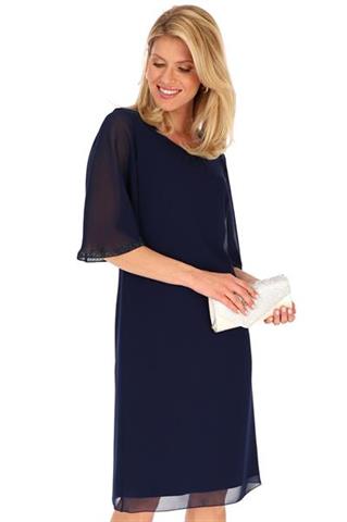 Elegancka sukienka granatowa 58623 - 360001