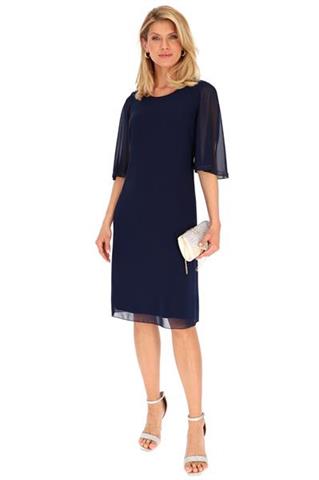 Elegancka sukienka granatowa 58623 - 360011