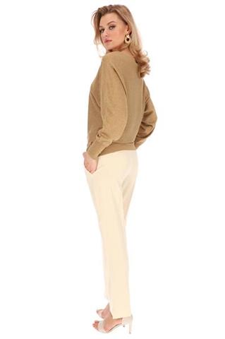 Sweter damski ze złotą nitką 58618 - 360921