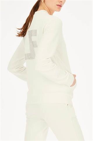 Biała bluza damska z cekinami 58637 - 365031