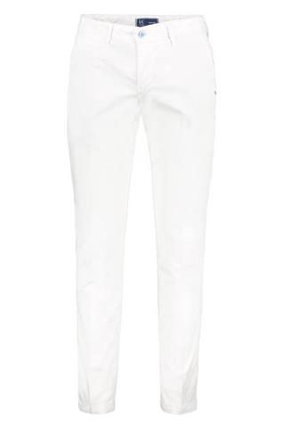 Białe spodnie męskie chinos 64204 - 374791