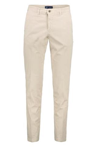 Kremowe spodnie męskie chinos 64202 - 374891