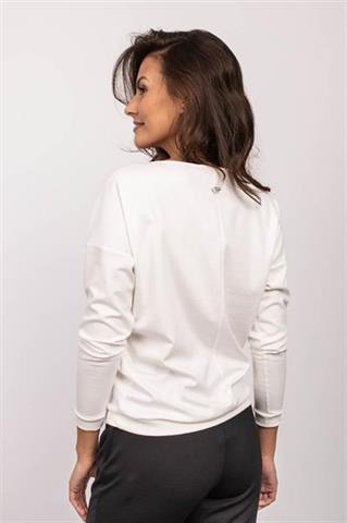 Bluza damska ze złotym wzorem 58702 - 376101