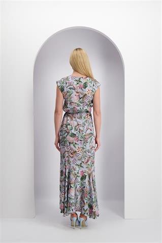 Zwiewna efektowna sukienka we wzory 85900 - 381281
