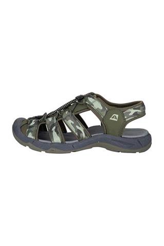 Zielone sandały we wzór moro 58815 - 389481