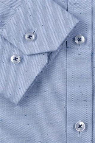 Niebieska koszula męska slim fit 92961 - 39581