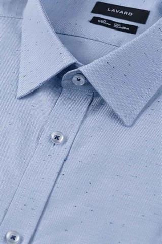 Niebieska koszula męska slim fit 92961 - 39591