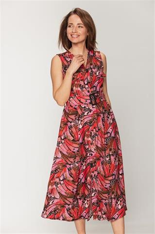 Kolorowa sukienka maxi 58885 - 398331
