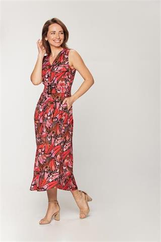 Kolorowa sukienka maxi 58885 - 398351