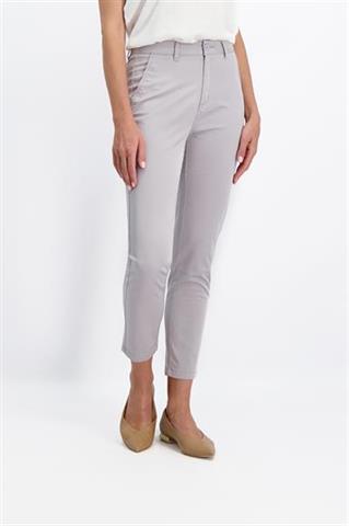 Szare spodnie damskie chinos 84057 - 399481