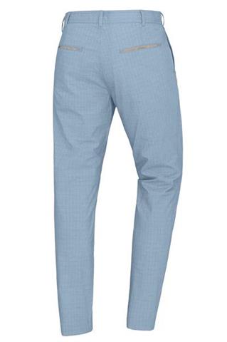 Jasnoniebieskie spodnie męskie w kratę Chinos Foster 64159 - 45461