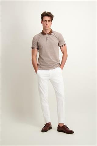 Brązowe polo męskie 74136 - 455281