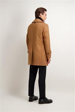 Wełniana bosmanka w kolorze camel 29961 - 487501