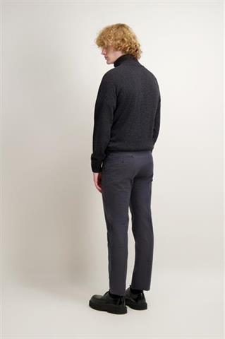 Grafitowy sweter męski z wełną 74224 - 513811