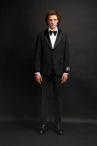 Czarny smoking virgin wool 35446 - 516741