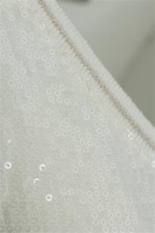 Biała bluzka damska elegancka z cekinami Lina Blant 84563 - 51811