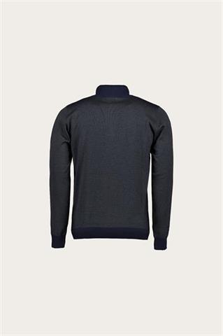 Granatowy sweter męski z bawełną 73909 - 546641