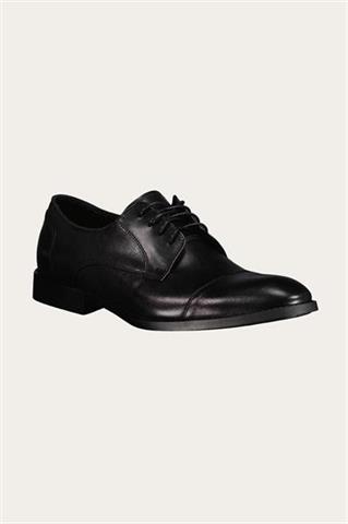 Czarne skórzane buty męskie 75129 - 547711