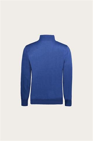 Niebieski golf męski z bawełną 73997 - 548391