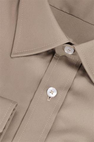 Koszula męska w kolorze taupe 93532 - 555621