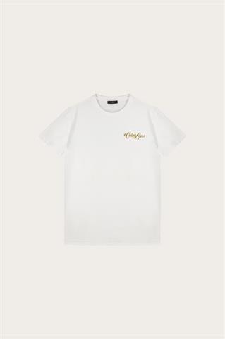 Biały bawełniany t-shirt męski 78050 - 557831