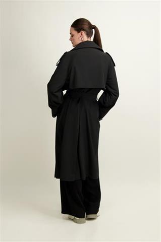 Czarny płaszcz damski 86856 - 559971