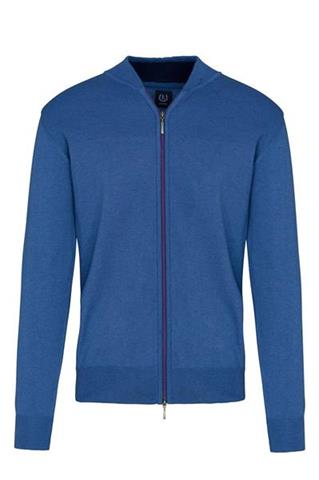 Niebieski sweter męski rozpinany 72878 - 56251