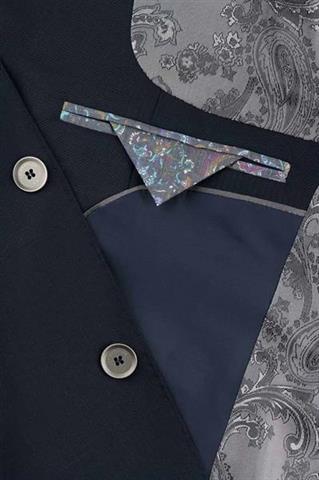 Elegancka marynarka męska z delikatną strukturą 45122 - 61031
