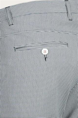 Granatowo-białe spodnie męskie chinos 60155 - 610711