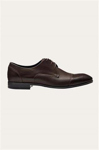 Brązowe skórzane buty męskie 58902 - 612131