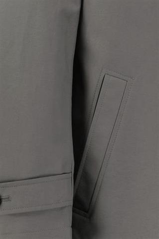 Płaszcz męski w kolorze khaki z bawełną 20042 - 616501