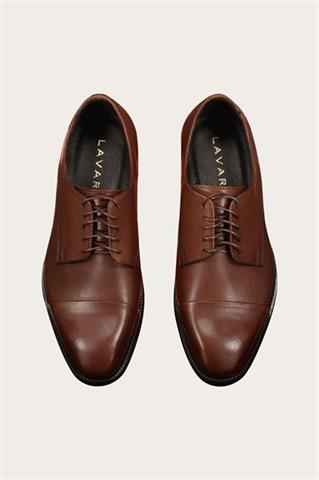 Brązowe skórzane buty męskie 58911 - 622961