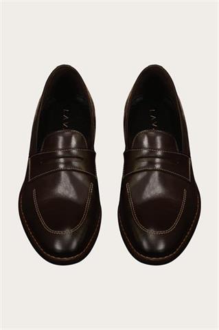 Brązowe skórzane buty męskie 58915 - 623061