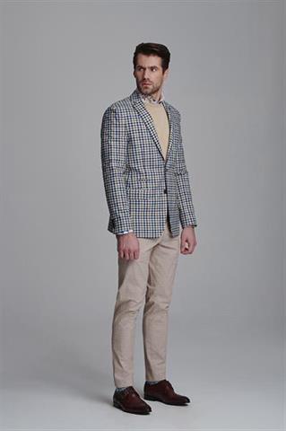 Beżowy sweter męski 72883 - 62621