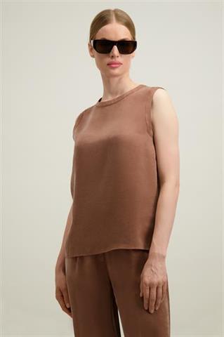 Brązowa bluzka damska 87667 - 664831