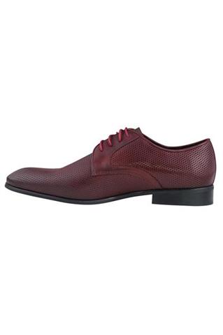 Bordowe buty męskie Lucio Bordo DM 73010 - 66741