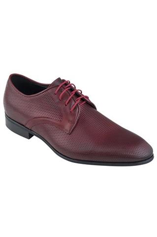 Bordowe buty męskie Lucio Bordo DM 73010 - 66771