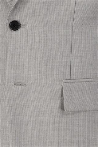 Szary wełniany garnitur męski - Marlane, wełna virgin wool 35521 - 674421
